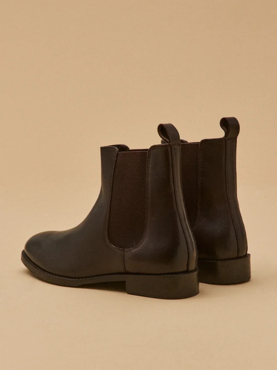 Boots chelsea cuir femme – Image 4
