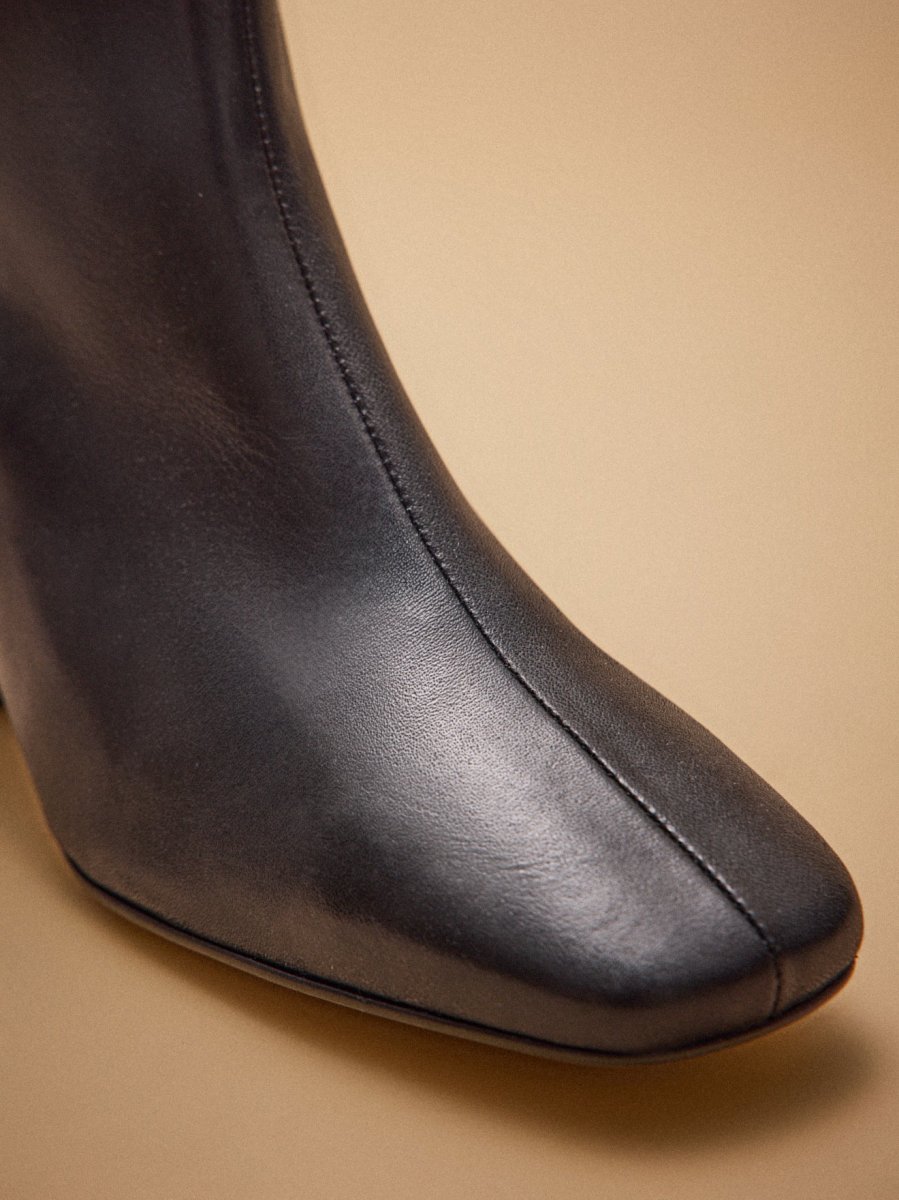 Boots à talon cuir femme – Image 6
