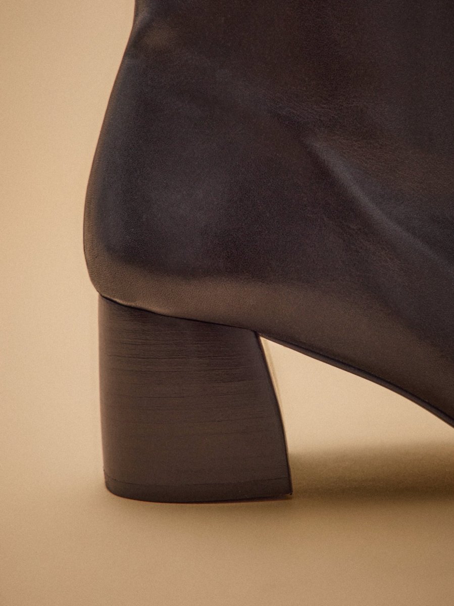 Boots à talon cuir femme – Image 5