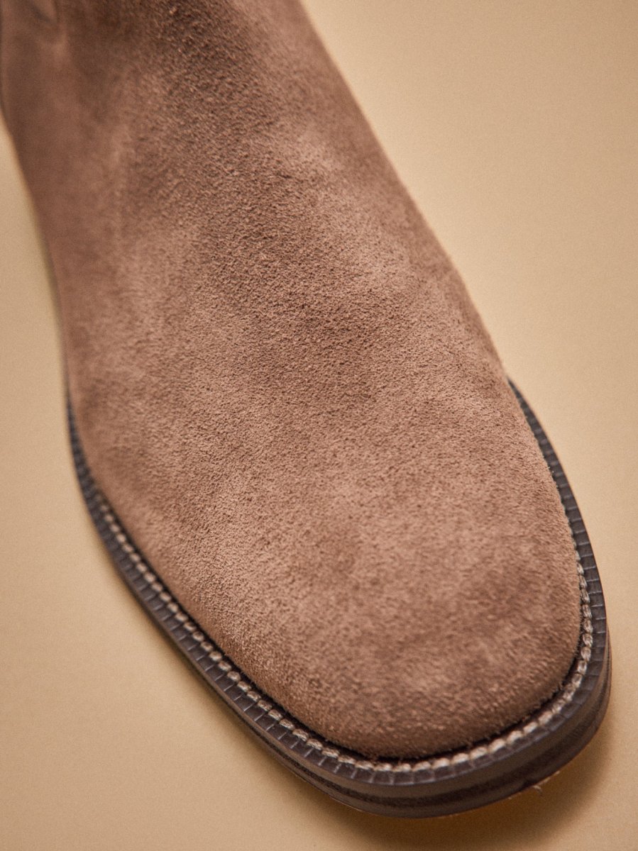 Boots en cuir velouté femme – Image 6