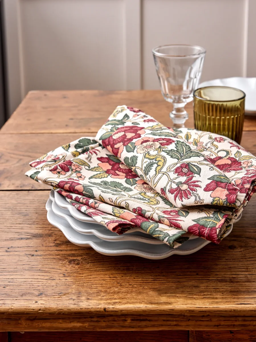 Serviette de table par lot de 4 - Collection Noël – Image 2