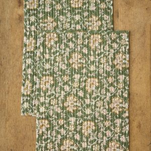 Set de table en tissu indien par lot de 2