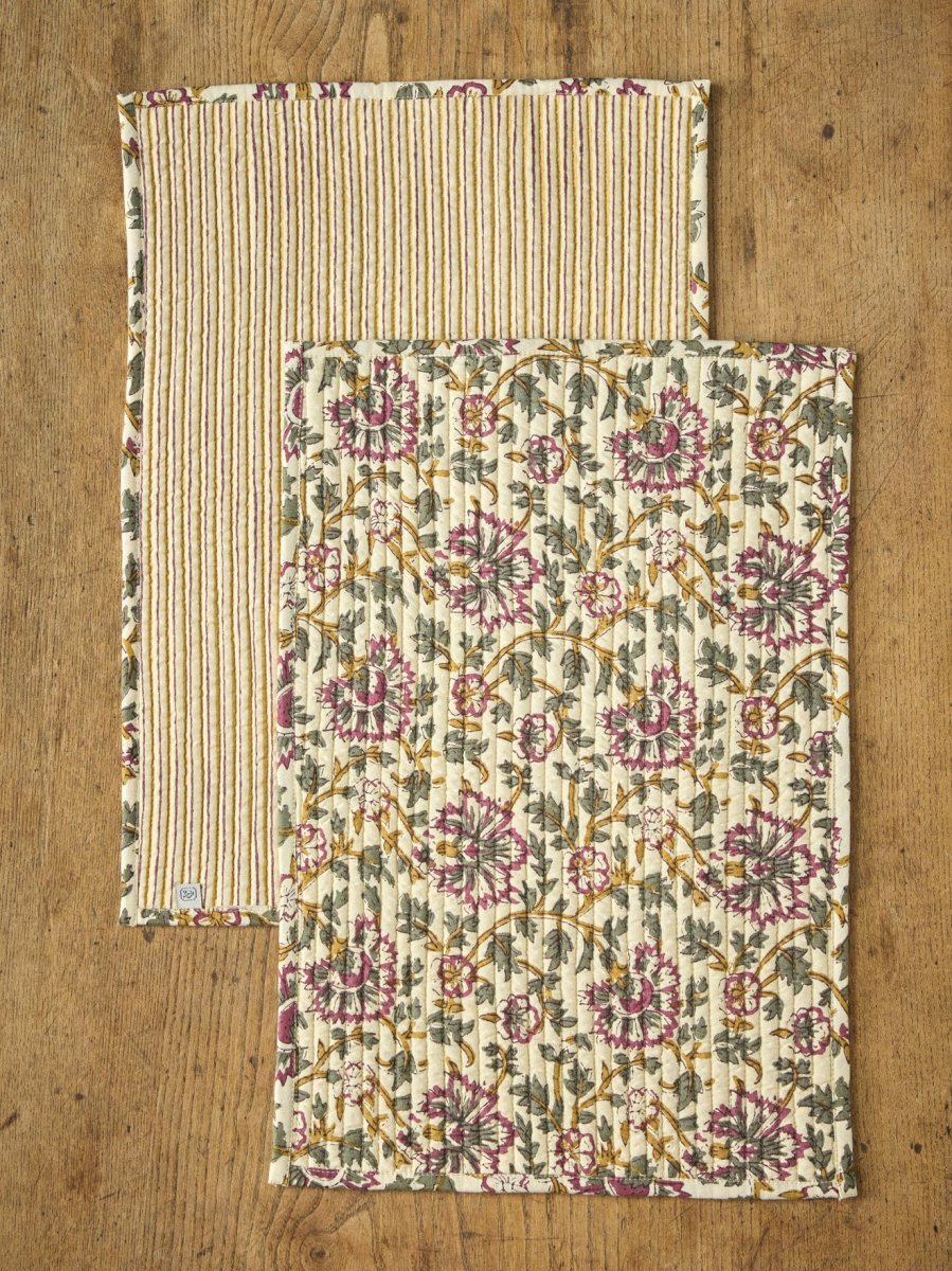 Set de table en tissu indien par lot de 2 – Image 3