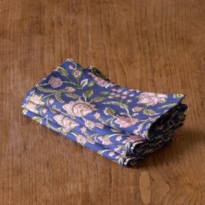 Serviettes de table imprimé Bella par lot de 4