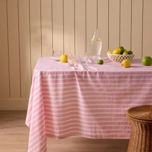 Nappe rayée en coton