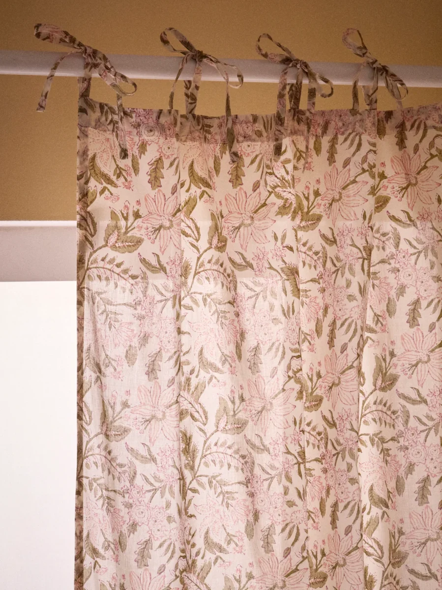 Rideau voilage imprimé indien Pia – Image 3