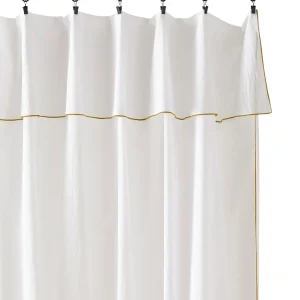 Panneau voile de coton finition point bourdon