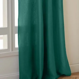 Rideau en lin à oeillets