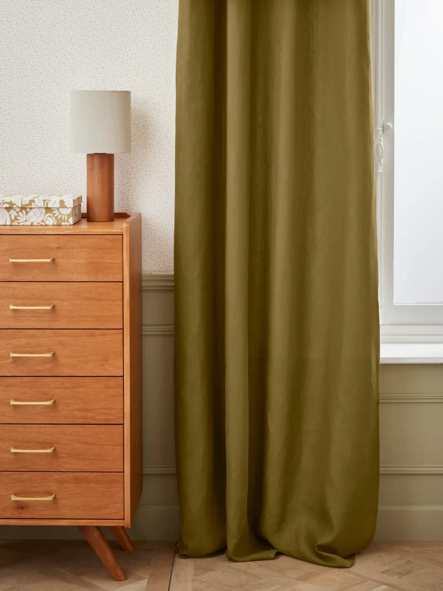 Rideau en lin à oeillets – Image 2