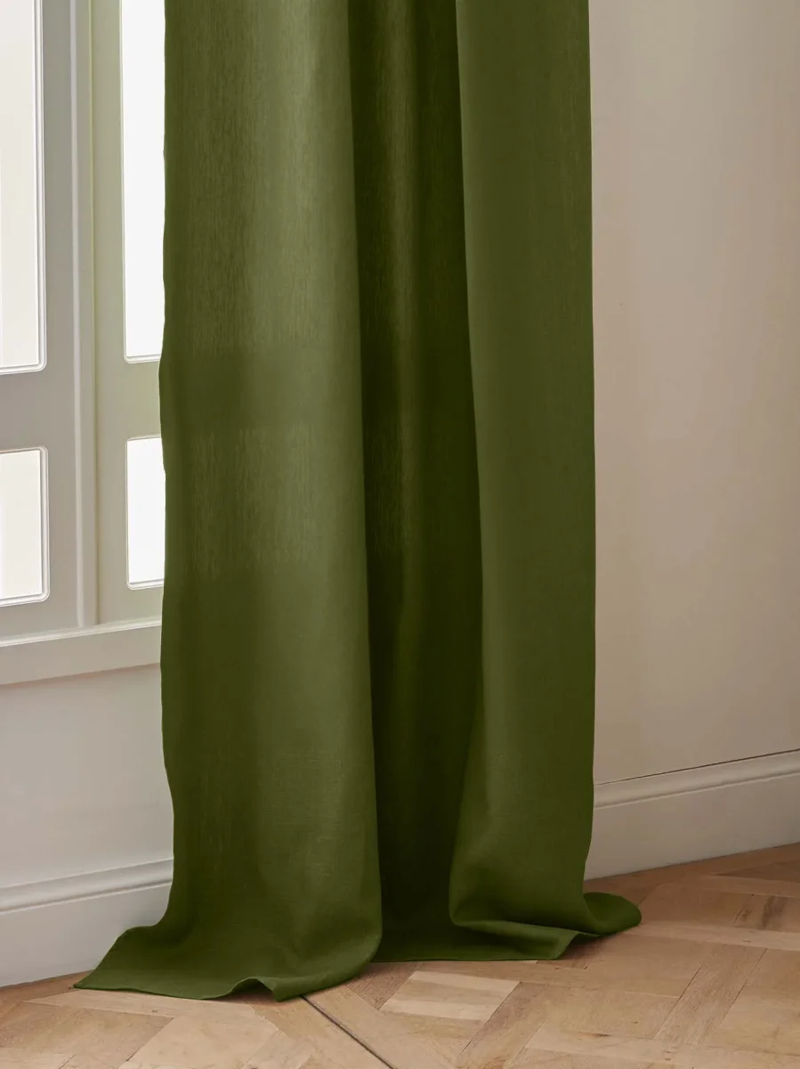 Rideau en lin à ruflettes – Image 2