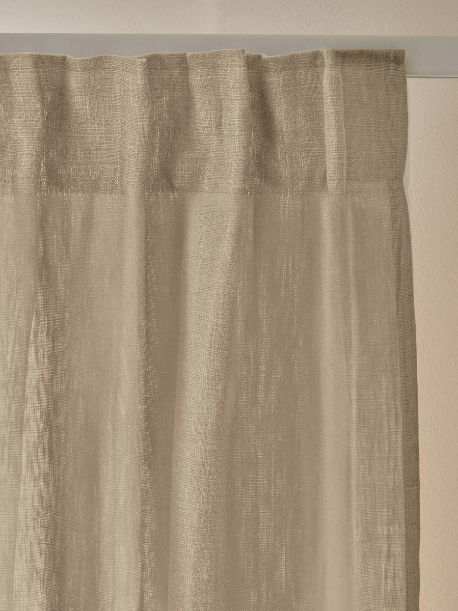 Rideau en lin à ruflettes – Image 3