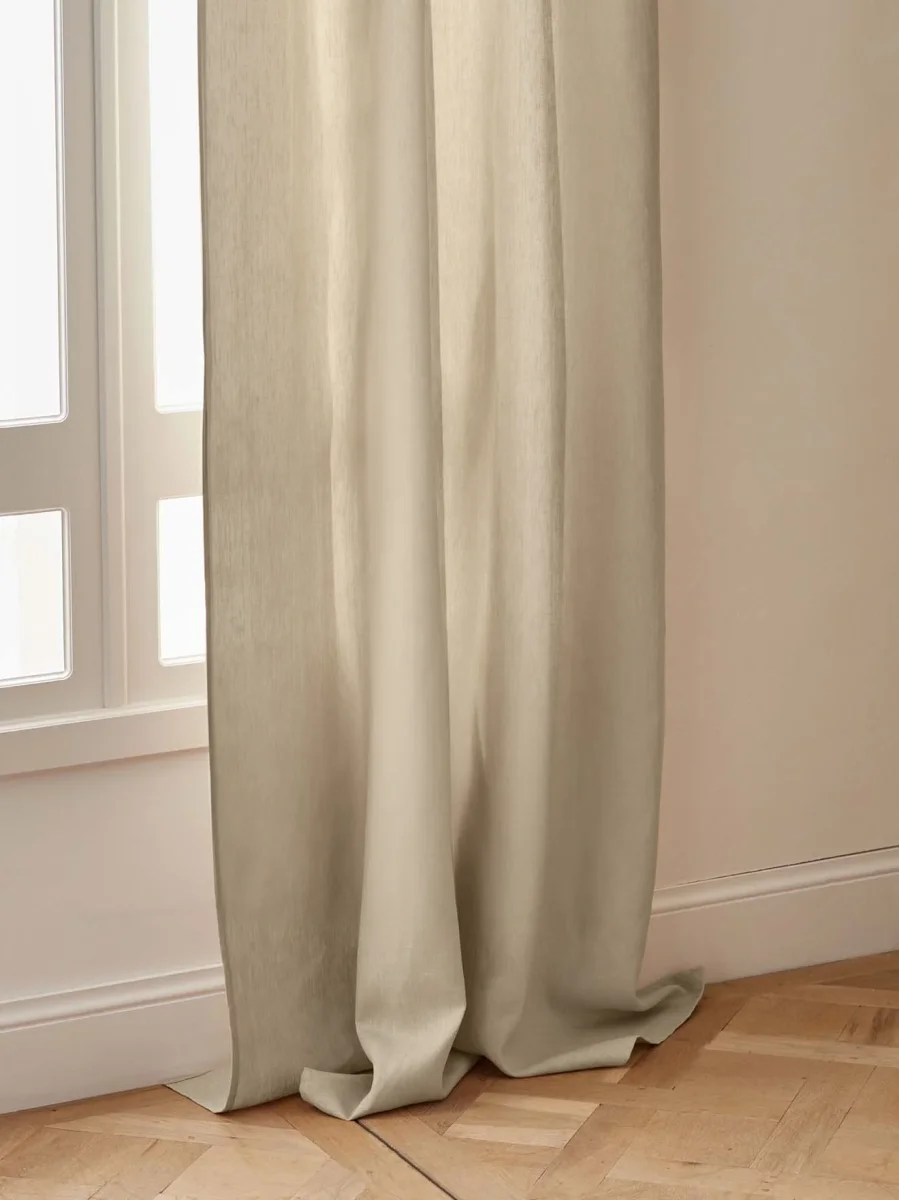 Rideau en lin à ruflettes – Image 2
