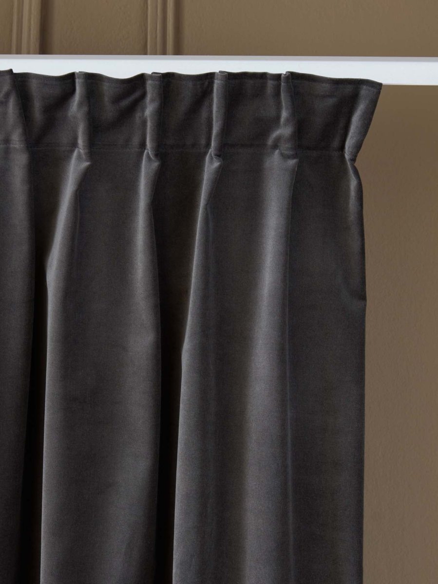 Rideau en velours ras à ruflettes – Image 5