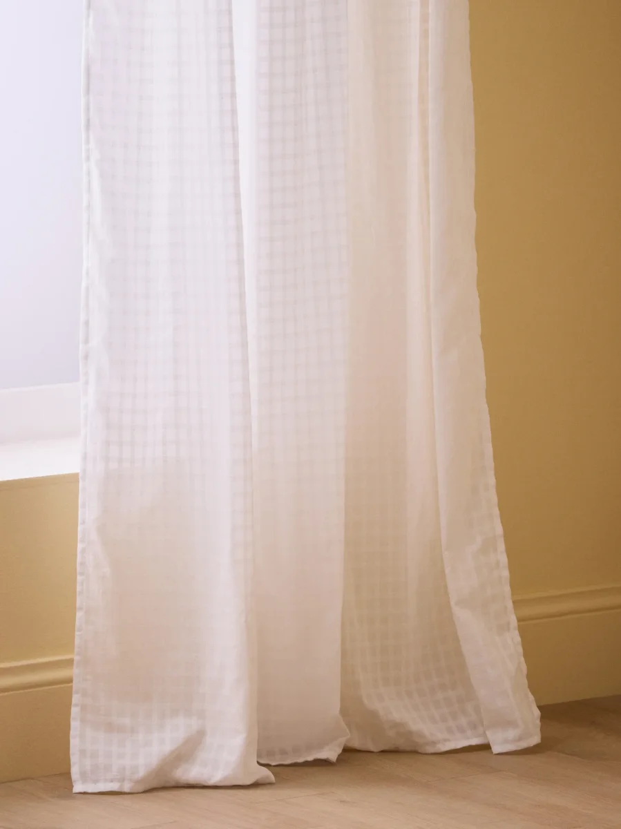 Panneau voilage texturé