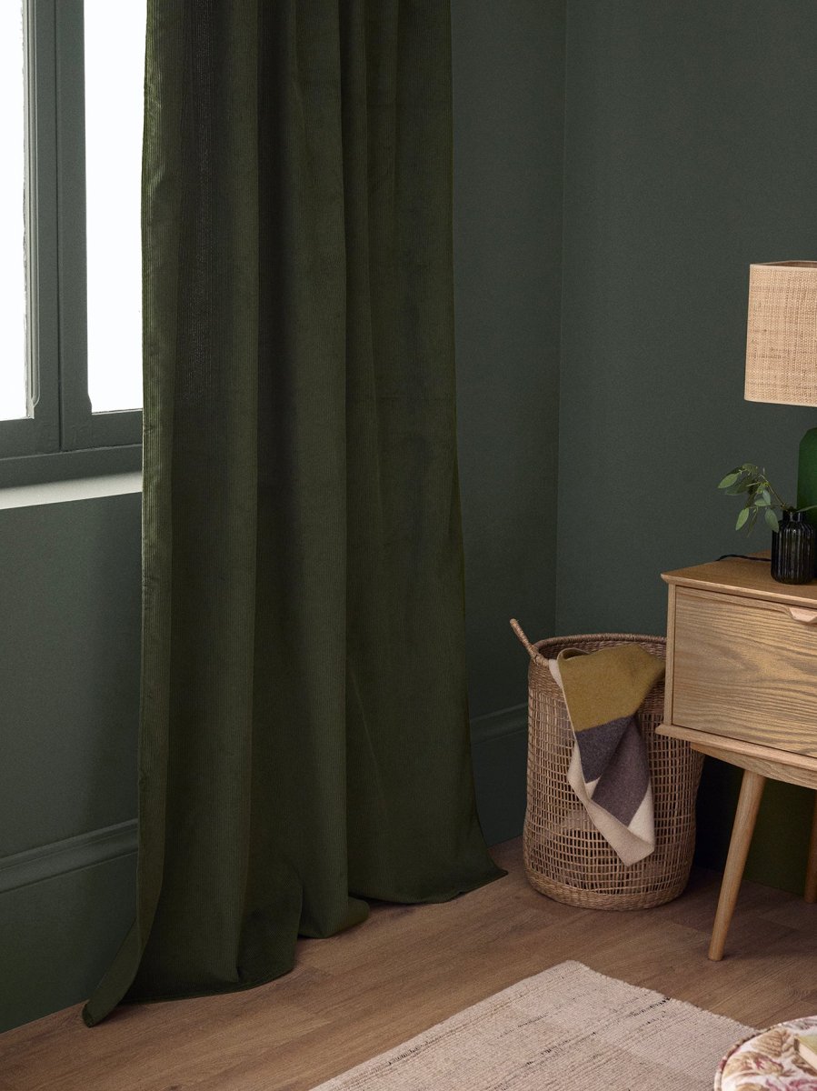 Rideau en velours côtelé à ruflettes – Image 4