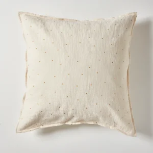 Taie d'oreiller gaze de coton "Gaufrée Étoiles"