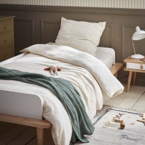 Housse de couette gaze de coton "Gaufrée Étoiles"