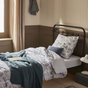 Housse de couette coton "Esprit petit Jouy"