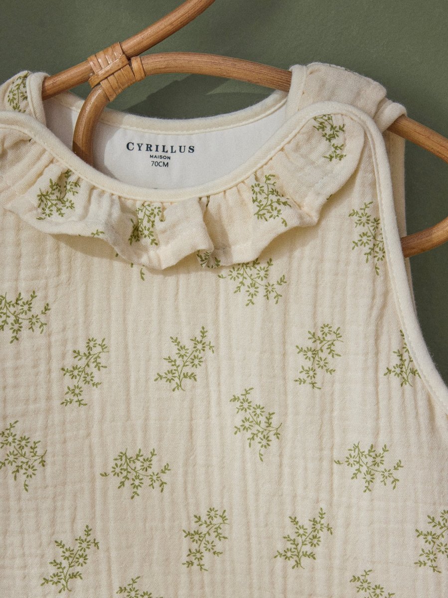 Gigoteuse col froufrou gaze de coton bio "Abby" - TOG 3 – Image 4