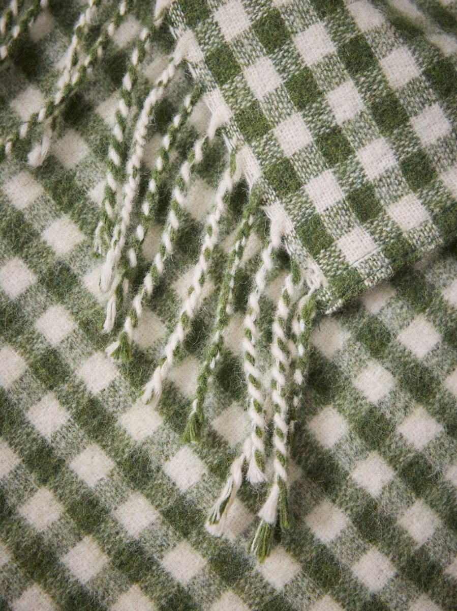 Plaid vichy - laine majoritaire – Image 4