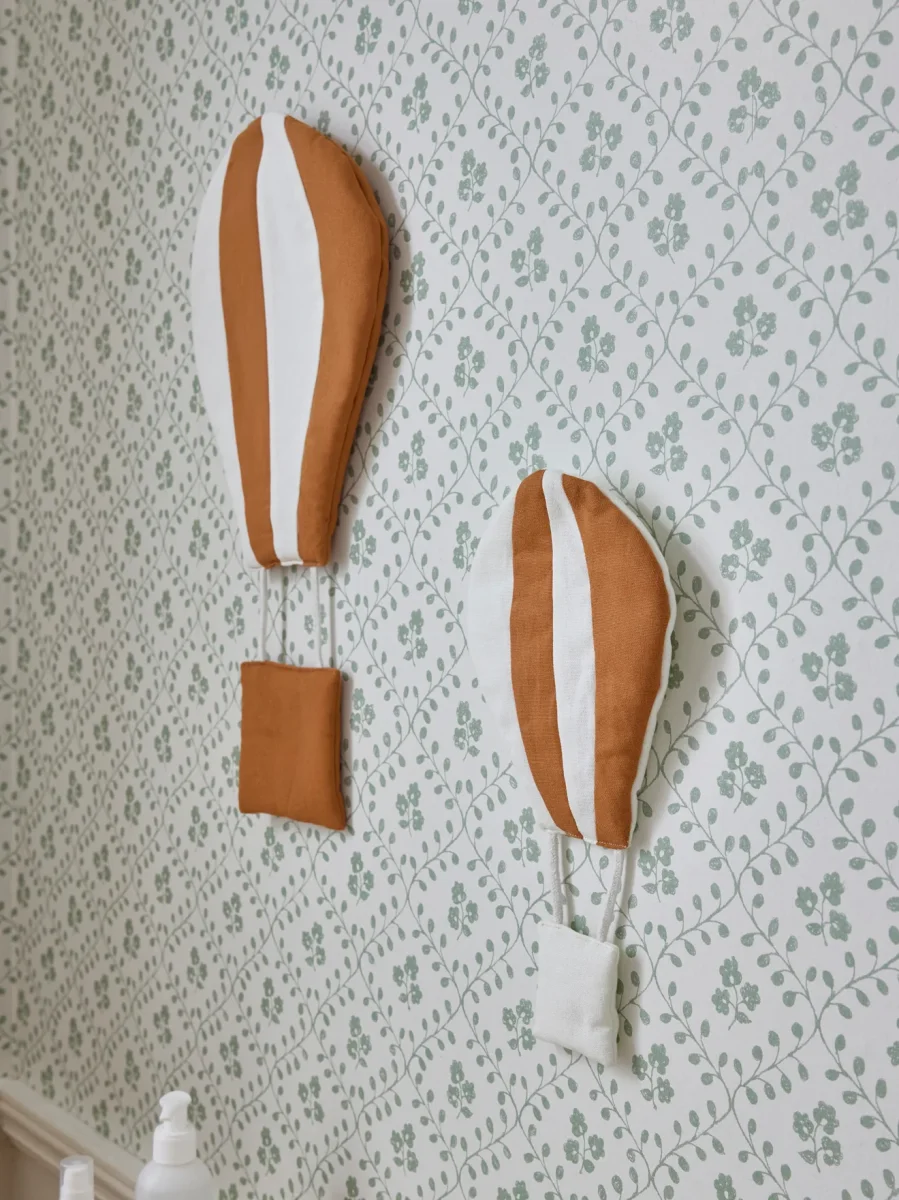 Déco murale Montgolfière en tissu par lot de 2 – Image 3