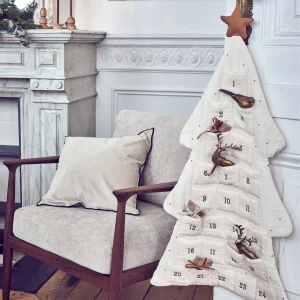 Calendrier de l'avent en gaze de coton