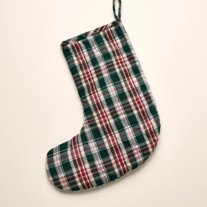 Chaussette de Noël en tartan - Collection Noël