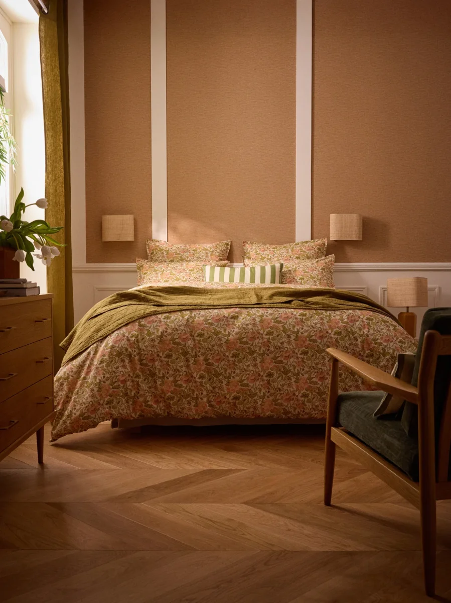 Housse de coussin rayée coton et lin – Image 5