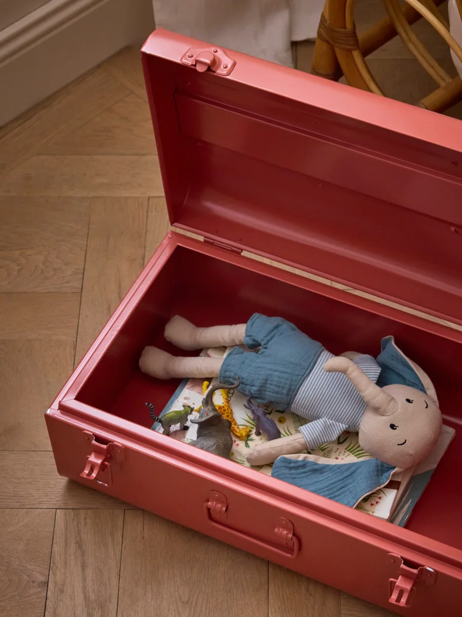 Malle de rangement en métal – Image 3