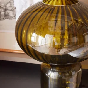 Lampe Martin en verre ciselé