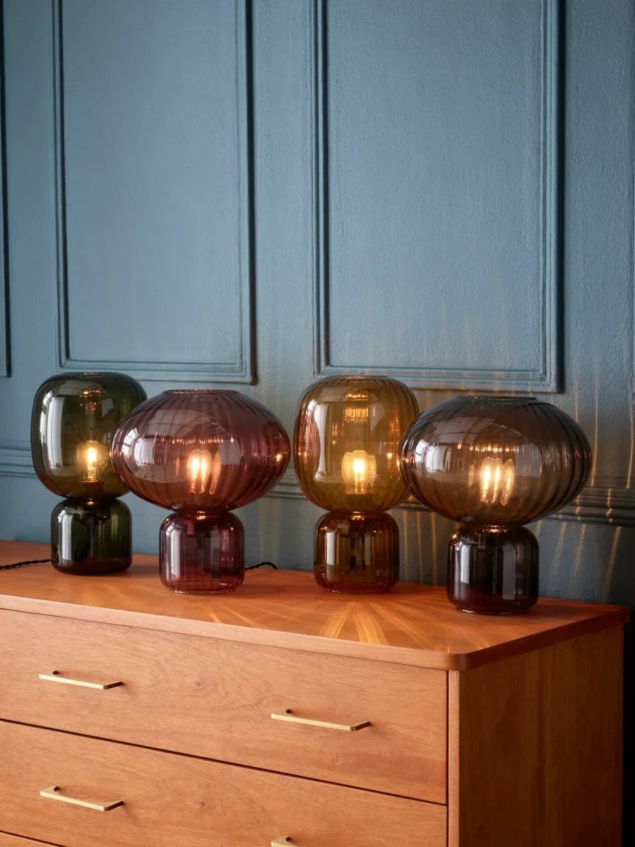 Lampe Martin en verre ciselé – Image 5