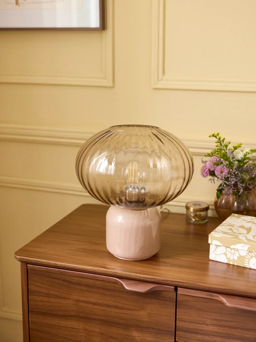 Lampe Martin en verre ciselé – Image 2