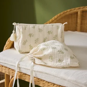 Trousse de toilette en gaze de coton