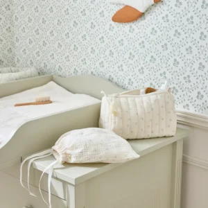 Trousse de toilette en gaze de coton