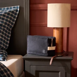 Trousse de toilette en toile unie