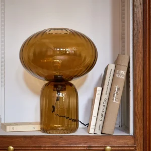 Lampe Martin en verre ciselé XL