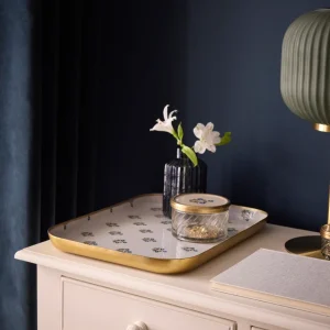 Plateau émaillé Ashley - Grand modèle