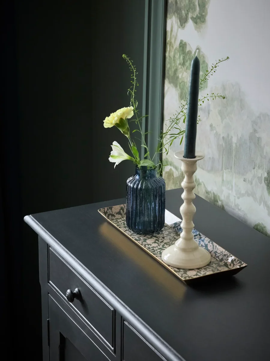 Plateau émaillé rectangle Floral – Image 2