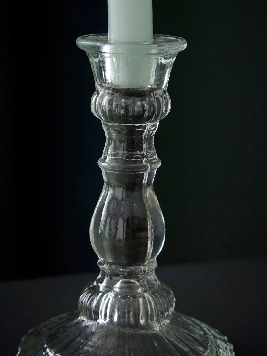 Bougeoir en verre Lou – Image 4