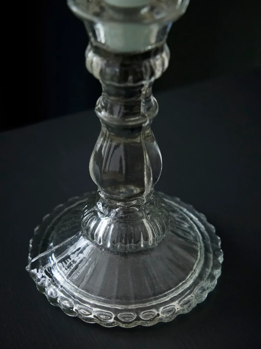 Bougeoir en verre Lou – Image 3