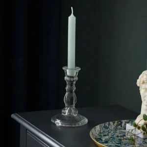 Bougeoir en verre Lou