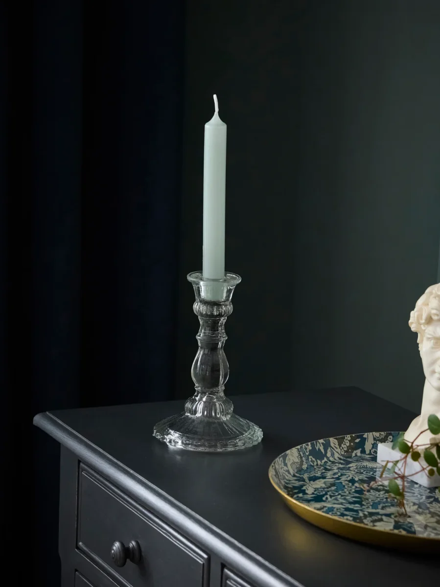 Bougeoir en verre Lou – Image 2