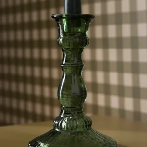 Bougeoir en verre Lou