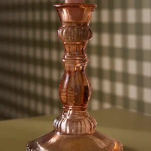 Bougeoir en verre Lou