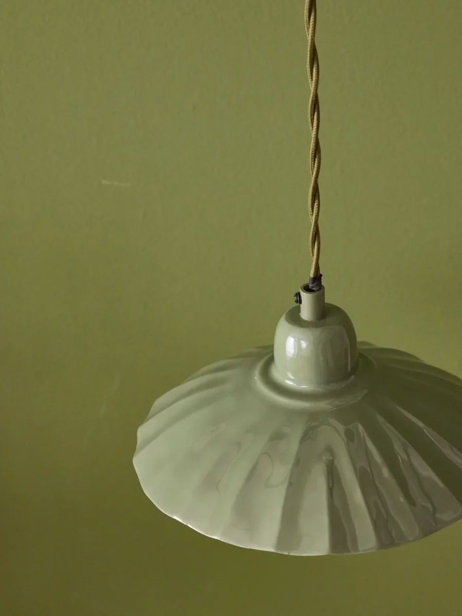 Suspension Aline en métal émaillé - petit modèle – Image 3