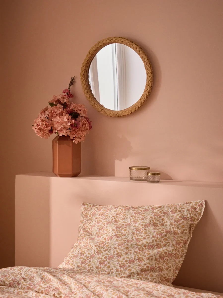 Miroir en rotin tressé – Image 2