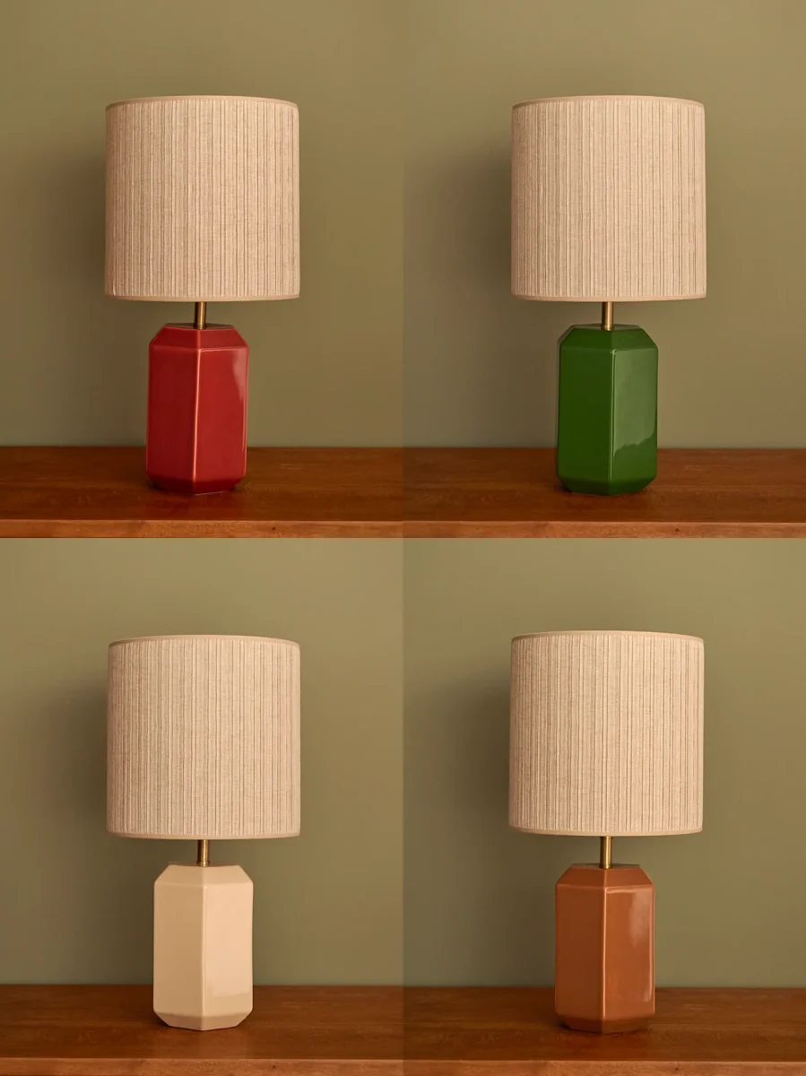 Abat-jour plissé en lin - petit modèle Victoire – Image 7