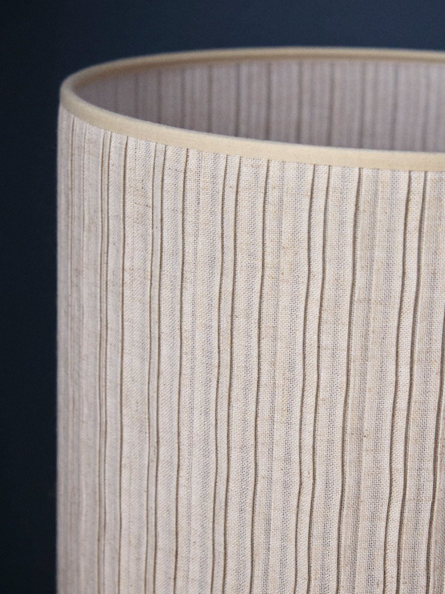 Abat-jour plissé en lin - petit modèle Victoire – Image 3