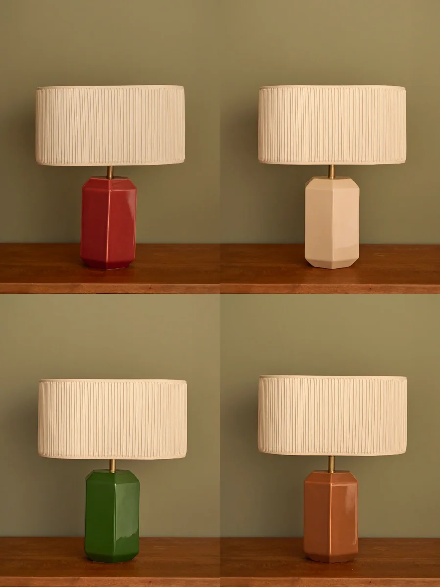 Abat-jour ovale plissé - petit modèle Victoire – Image 7