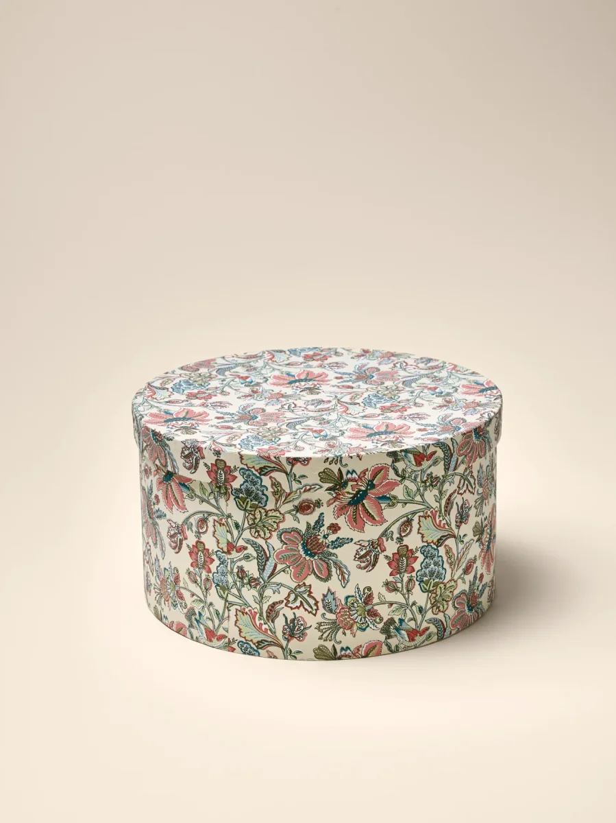 Boîte ronde en papier "Augustine" - lot de 2 – Image 4